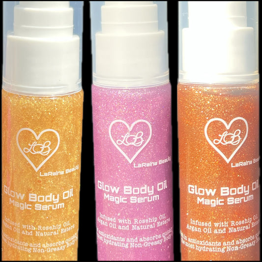 Glow Elixir Trio is a gel oil serum body shimmer for a beautiful and illuminating glow.