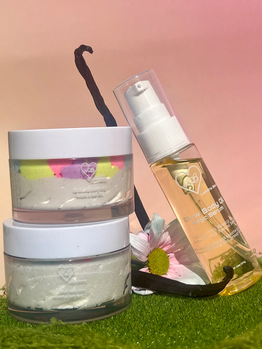Mini Fairy Flower Bomb | Body Scrub, Butter & Oil
