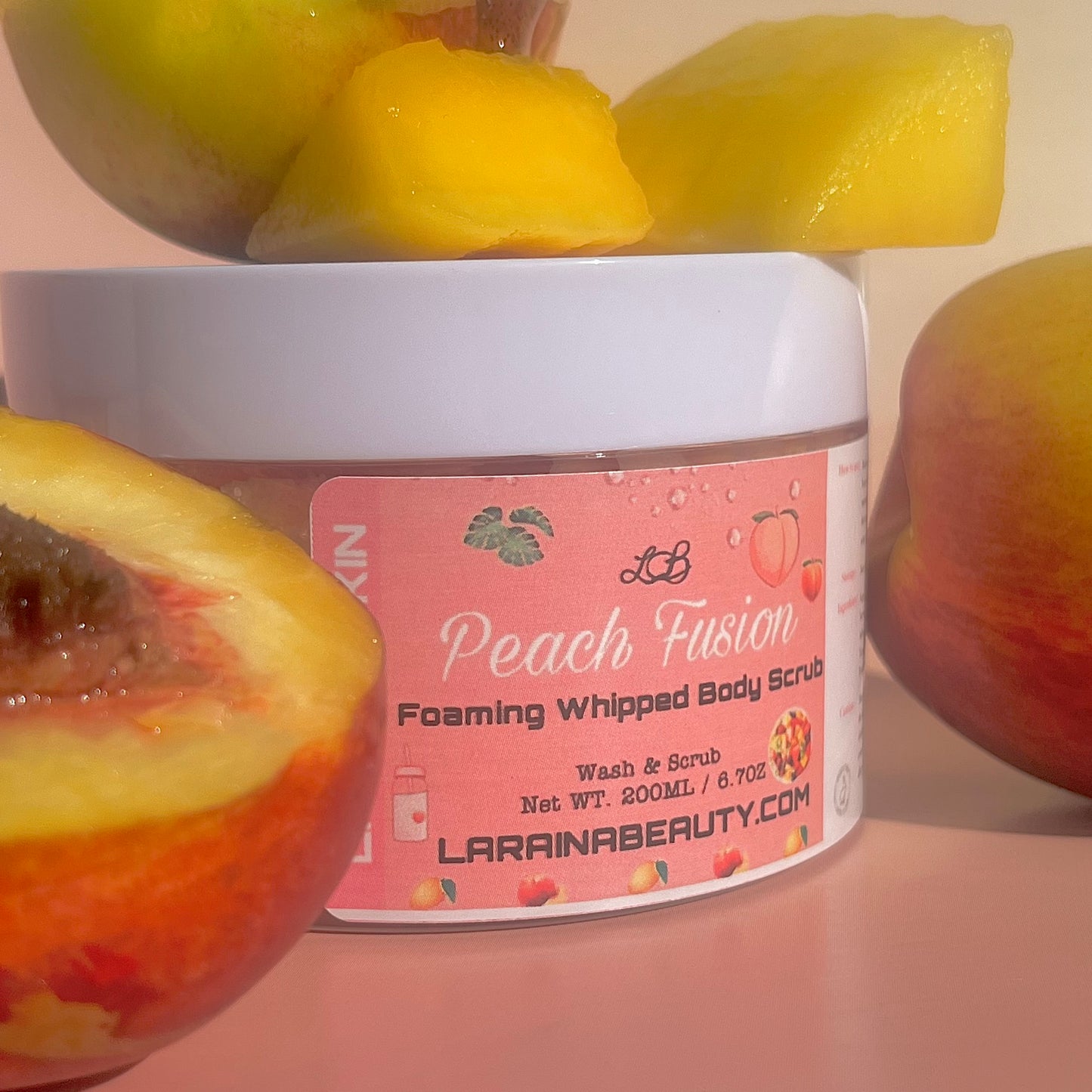 Exfoliating peach Scrub. Exfoliation is key to smooth skin, use this body scrubs after using soap, exfoliating 2-3 times a week is great for getting rid of dry, flaky, patchy skin that is soft and cleansed with our foaming sugar scrubs, this also works as an exfoliating body wash or body cleanser. Our foaming body scrubs are the best skin exfoliators and learn how to exfoliate effectively.