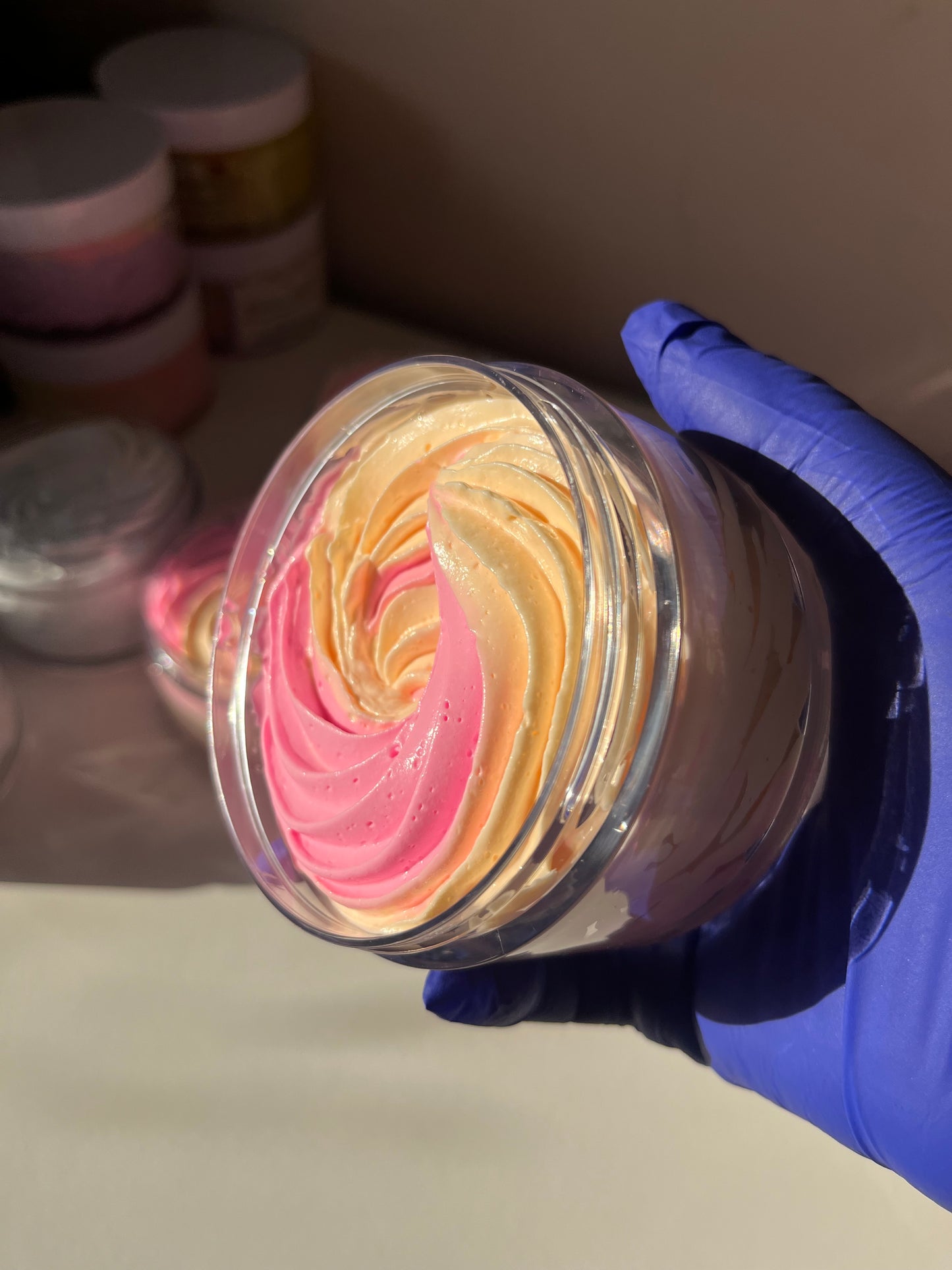 peach and mango salsa fruit fusion is a sweet tropical body butter cream with the most and best moisturising benefits to dry skin. the best uk body cream that leaves the skin glowing, packed with vitamin e, 99% natural ingredients and alcohol free