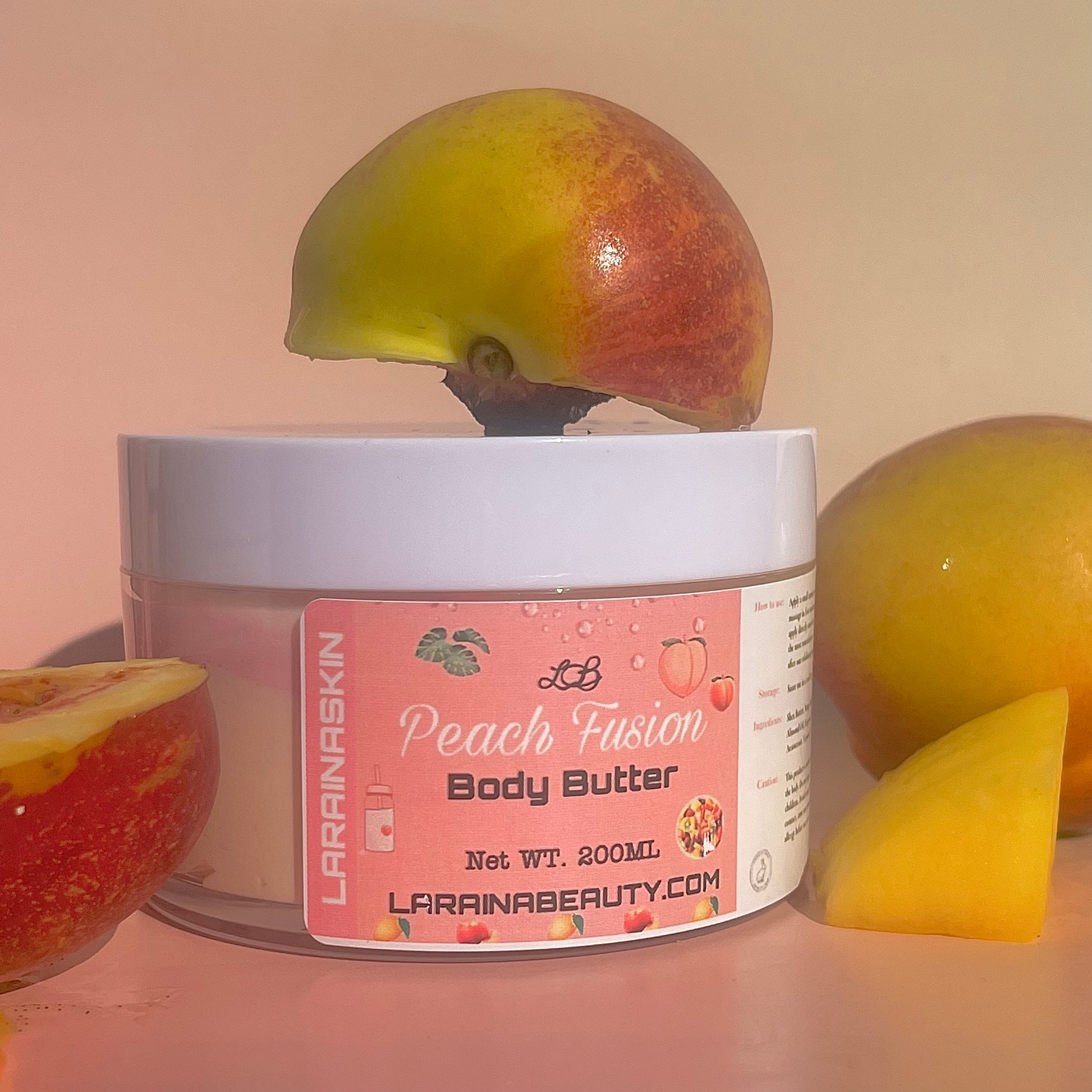 peach and mango salsa fruit fusion is a sweet tropical body butter cream with the most and best moisturising benefits to dry skin. the best uk body cream that leaves the skin glowing, packed with vitamin e, 99% natural ingredients and alcohol free.