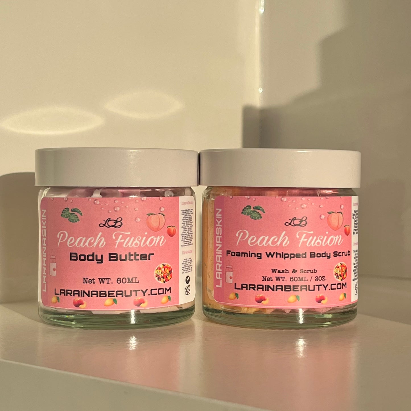 Mini Peach Fusion | Body Scrub, Butter & Oil