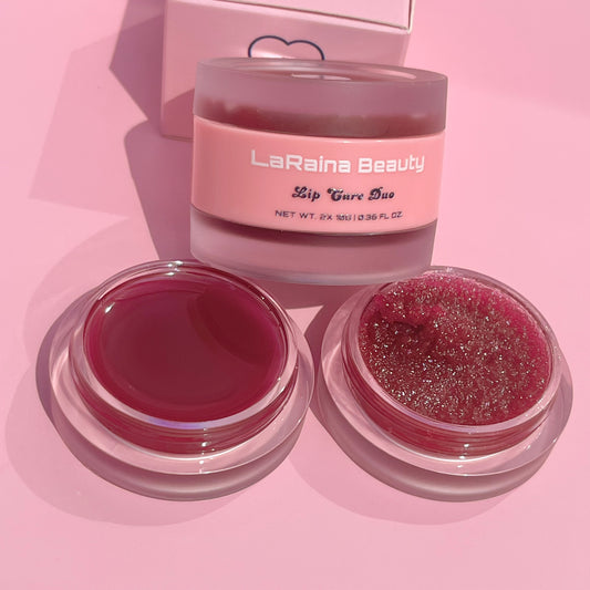 Grape lip care set, lip scrub and lip mask kit, best lip balm for dry lips, pair with the grape flavoured lip oil. The best lip mask and lip scrub is in this duo and has been been compared as a lineage lip sleeping mask dupe.