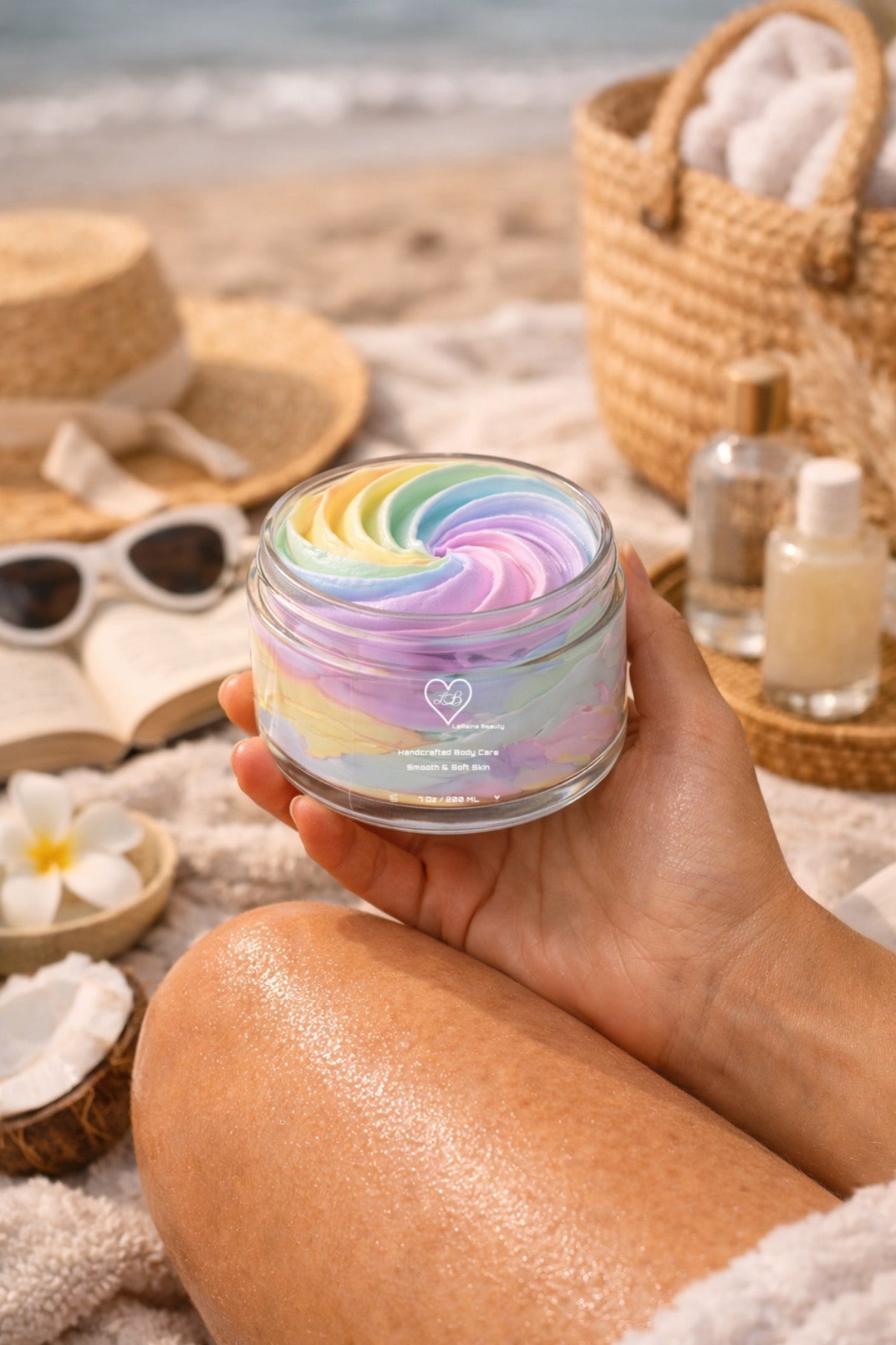 Unicorn body butter with a sweet scent of vanilla and fruits. Great for dry flaky skin that needs a boost for glowing soft skin. Made with Shea butter and other nourishing ingredients to keep Moisturised. The best uk body cream that leaves the skin glowing, packed with vitamin e, 99% natural ingredients. Get Healthy nourished skin with our bodycare that are also ideal for gifting such as for Valentine or birthday pamper box sets. 