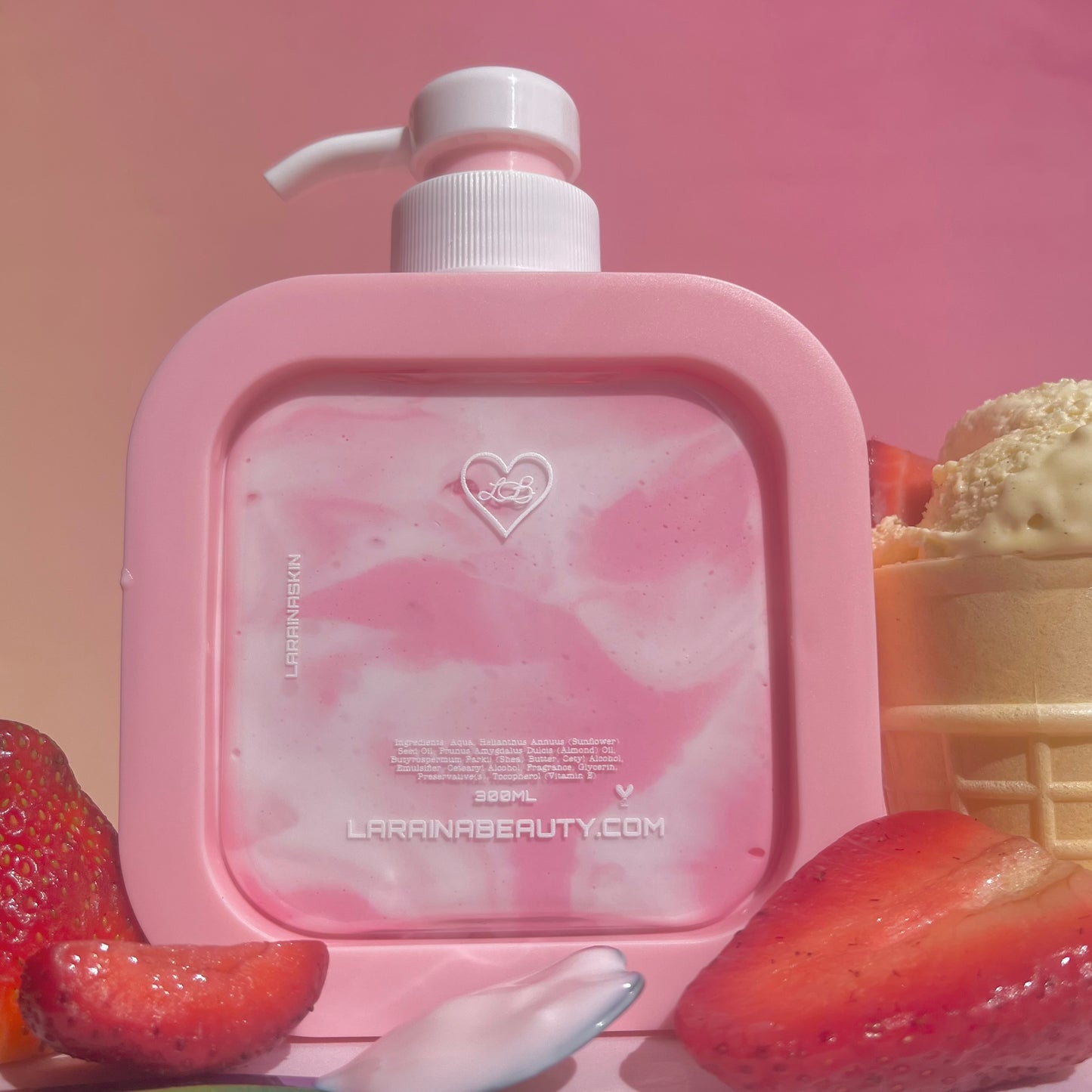 strawberry body lotion is the best body moisturiser for combination skin,  this moisturising body cream is vitamin e packed, choose our KP smoothing body lotion for the best uk moisturising body care 