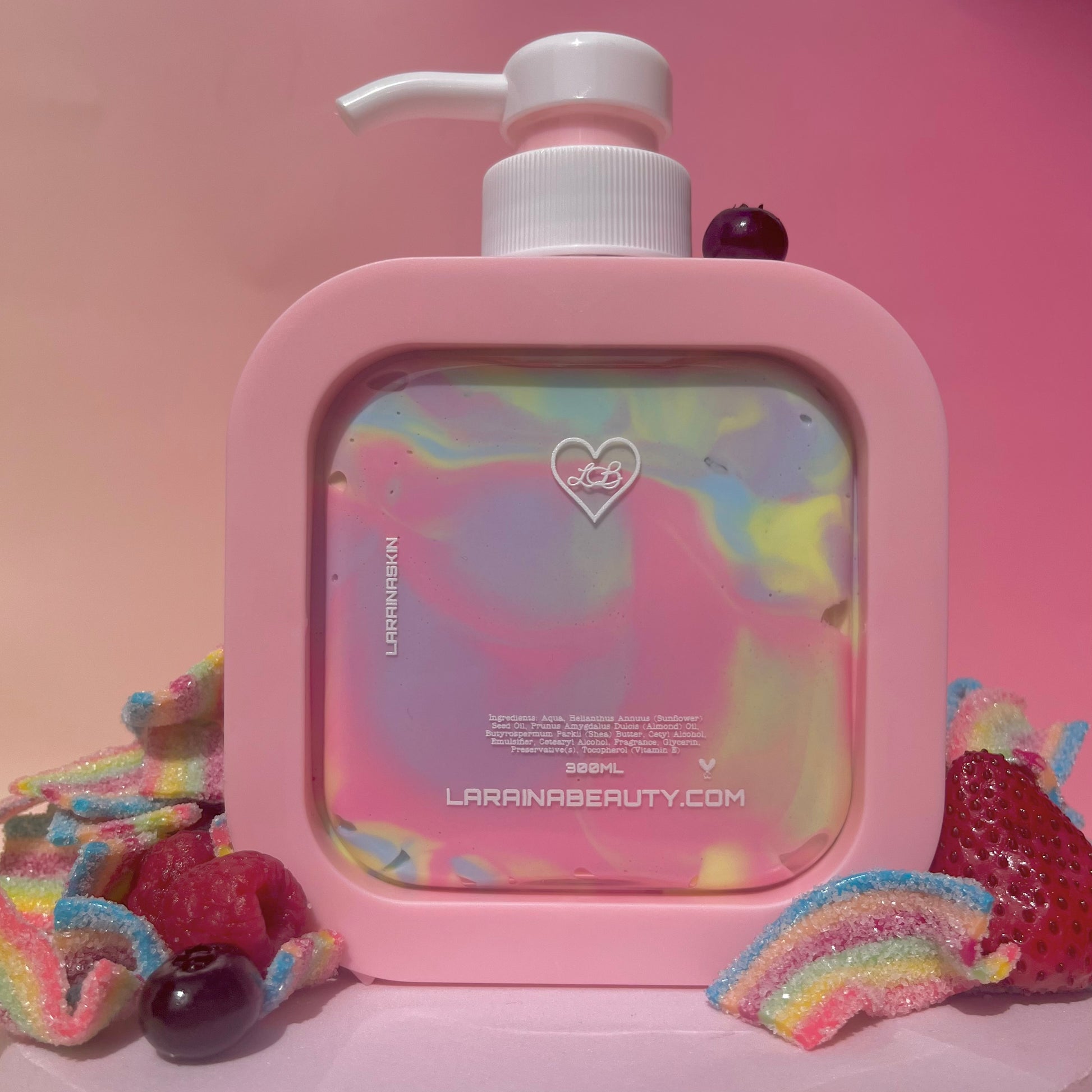 rainbow body lotion is the best body moisturiser for combination skin,  this moisturising body cream is vitamin e packed, choose our KP smoothing body lotion for the best uk moisturising body care. This smells like a vanilla fruity tropical paradise