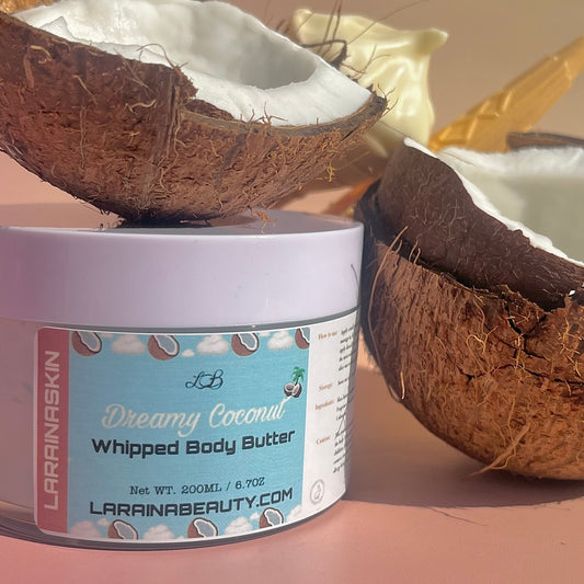 creamy coconut is a soft sweet tropical and nutty body butter cream with the most and best moisturising benefits to dry skin. the best uk body cream that leaves the skin glowing, packed with vitamin e, 99% natural ingredients and alcohol free. 