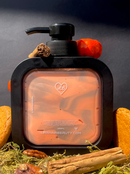 Best Lotion UK - Handmade with love this nourishing moisturiser is the perfect cozy autumn body cream to keep the skin hydrated and healthy. Skincare that feels luxurious and smells divine with the pumpkin gingerbread lotion scent