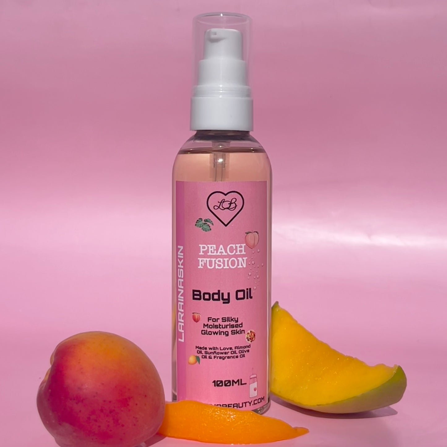 Lightweight Body Oil Bundle - peach, mango and vanilla scented